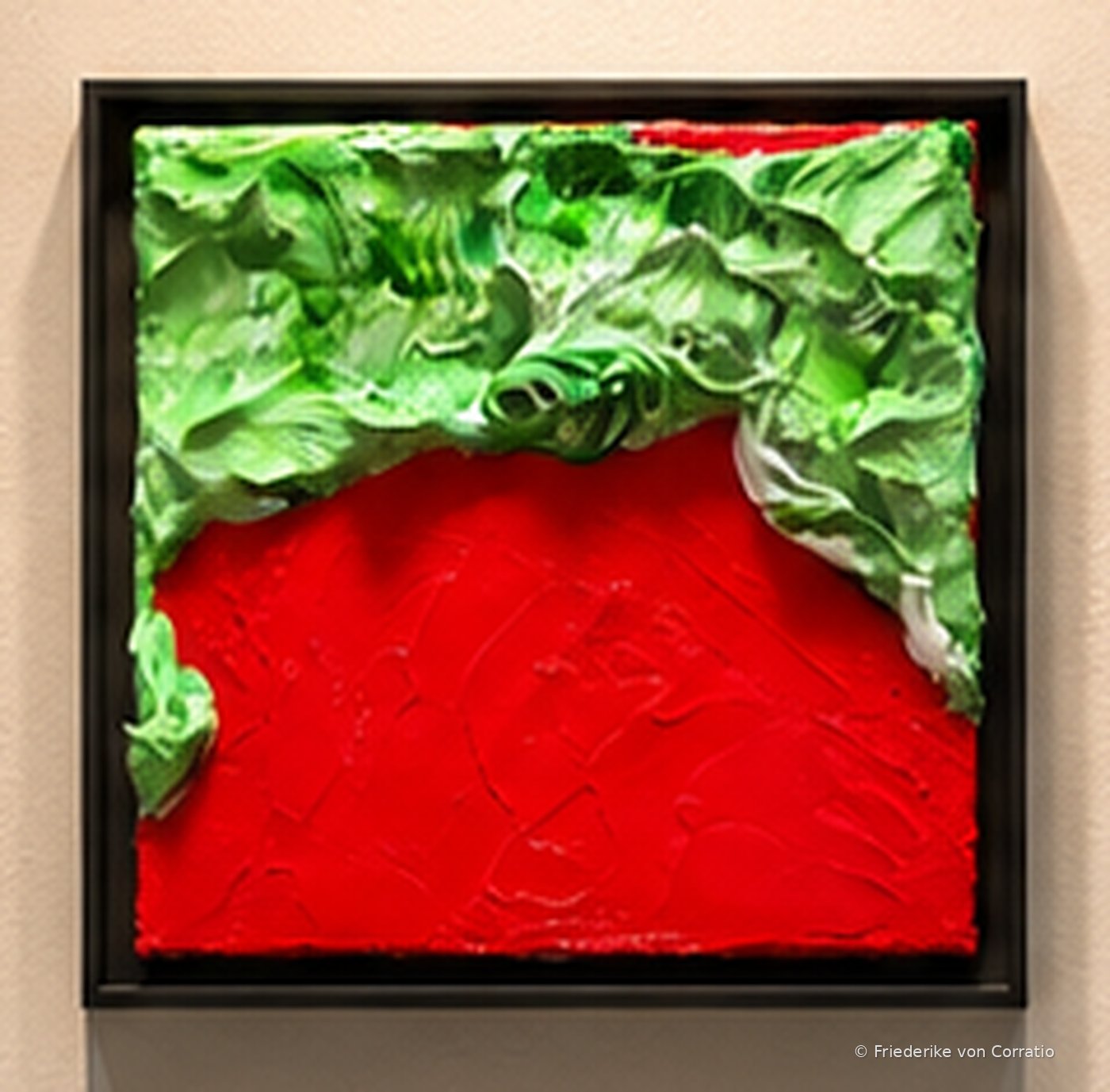 Widerstand, Acryl auf Leinwand, gerahmt
